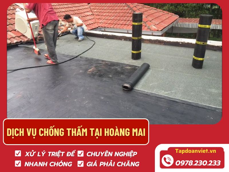 Chống thấm tại Hoàng Mai Trọn Gói Giá rẻ - Tập Đoàn Việt Chong Tham Tai Hoang Mai Tapoanviet