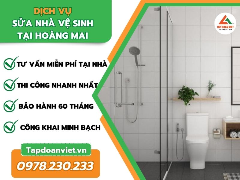 Sửa nhà vệ sinh tại Hoàng Mai giá rẻ - Tập Đoàn Việt sua nha ve sinh tai hoang mai