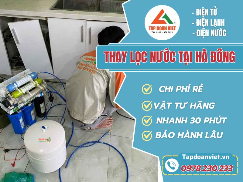 Tapdoanviet thay lõi lọc nước tại Hà Đông lõi chuẩn, thợ tốt - Tập Đoàn Việt thay loi loc nuoc ha dong