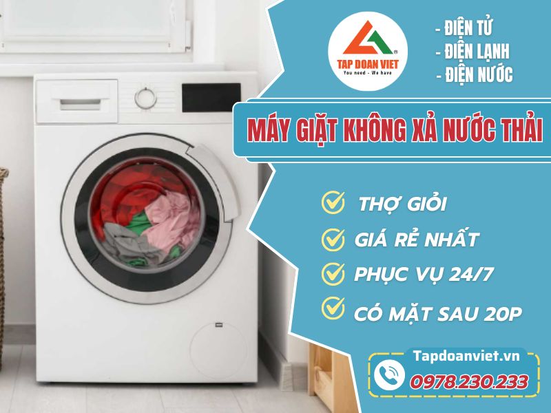 Sửa máy giặt không xả nước thải tại nhà uy tín - Tập Đoàn Việt may giat khong xa nuoc thai tapdoanviet