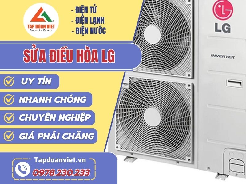 Sửa điều hòa LG tại nhà Hà Nội uy tín, giá rẻ - Tập Đoàn Việt sua dieu hoa lg avata 1
