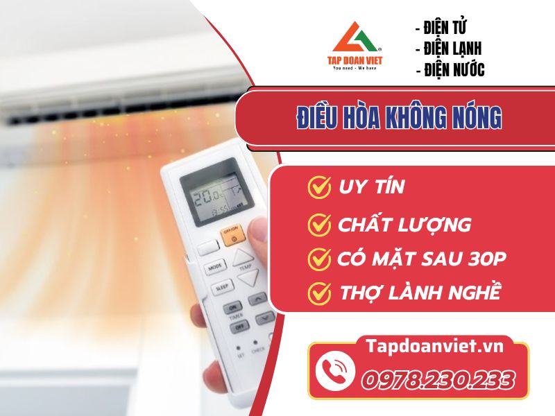 Nguyên nhân và cách sửa điều hòa không nóng mới nhất - Tập Đoàn Việt sua dieu hoa khong nong tapdoanviet