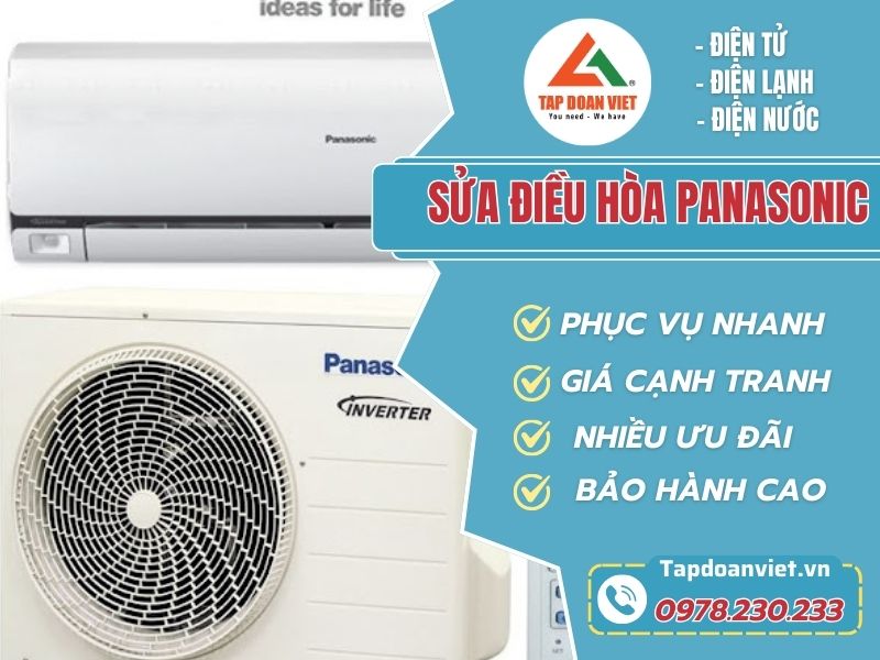 Dịch vụ sửa điều hòa Panasonic tại nhà uy tín - Giá rẻ - Tập Đoàn Việt Sua Dieu Hoa Panasonic Tapdoanviet