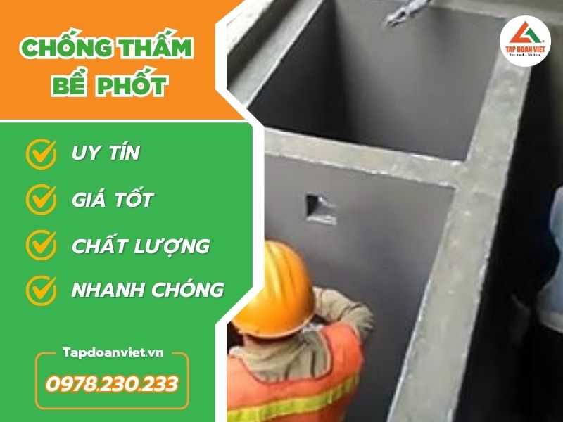 Chống thấm bể phốt tại Hà Nội giá rẻ - Tập Đoàn Việt Chong Tham Be Phot Tapdoanviet