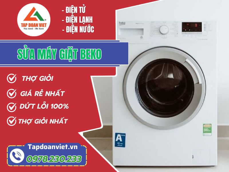 Địa chỉ sửa máy giặt Beko tại nhà uy tín giá rẻ - Tập Đoàn Việt sua may giat beko tapdoanviet