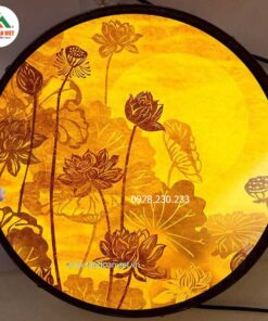 Tranh Trúc Chỉ Hoa Sen TTC143 - Vẻ đẹp thơ mộng, an yên