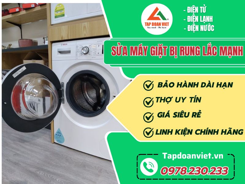 Sửa máy giặt bị rung lắc mạnh tại nhà - Tập Đoàn Việt sua-may-giat-bi-rung-lac-manh-tapdoanviet