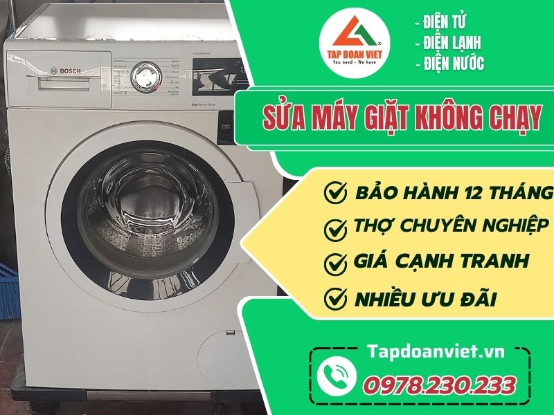 Sửa máy giặt không chạy giá rẻ từ 50k, uy tín tại Hà Nội - Tập Đoàn Việt Sua May Giat Khong Chay Tapdoanviet