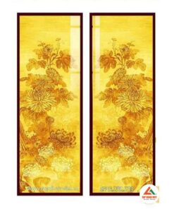 Tranh Trúc Chỉ Hoa Cúc TTC057 - Vẻ đẹp Thịnh Vượng, Trường Thọ