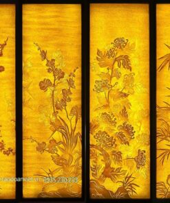 Tranh Trúc Chỉ Tứ Quý TTC004 - Hiện đại, sang trọng - Tập Đoàn Việt tranh truc chi tu quy ttc004 1