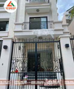 Cổng biệt thự đẹp hiện đại nguy nga, tráng lệ - Tập Đoàn Việt Cong biet thu dep hien dai 2 2
