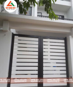 Cổng biệt thự đẹp hiện đại nguy nga, tráng lệ - Tập Đoàn Việt Cong biet thu dep hien dai 7