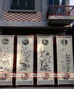 Cổng sắt CNC 4 cánh đẹp, tinh tế - Tập Đoàn Việt Cong sat cnc 4 canh dep 6