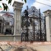 Cửa cổng sắt mỹ thuật 4 cánh đẹp, hoàn mỹ - Tập Đoàn Việt Cua cong sat my thuat 4 canh