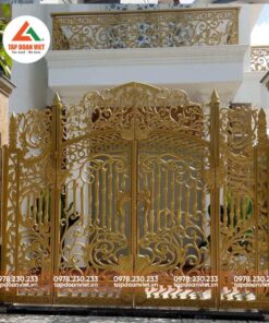 Cổng 4 cánh đẹp, mê hoặc - Tập Đoàn Việt cong 4 canh dep 1