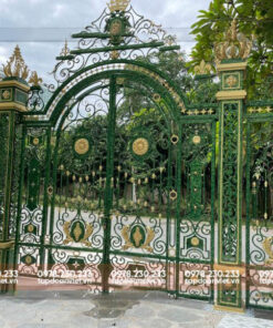 Cổng 4 cánh đẹp, mê hoặc - Tập Đoàn Việt cong 4 canh dep 3