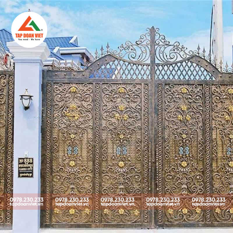 Cổng biệt thự thời thượng, ấn tượng - Tập Đoàn Việt Cổng biệt thự thời thượng, ấn tượng - Ảnh 2