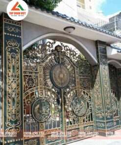 Cổng biệt thự thời thượng, ấn tượng - Tập Đoàn Việt cong biet thu 2