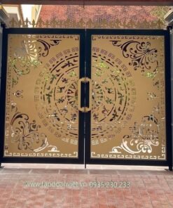 Cổng biệt thự CNC đẳng cấp, quý phái - Tập Đoàn Việt cong biet thu cnc 1