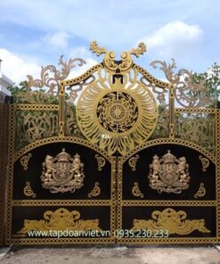 Cổng biệt thự CNC đẳng cấp, quý phái - Tập Đoàn Việt cong biet thu cnc