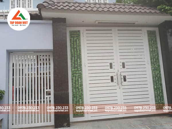 Cổng biệt thự đơn giản, tinh tế - Tập Đoàn Việt Cổng biệt thự đơn giản, tinh tế - Ảnh 4