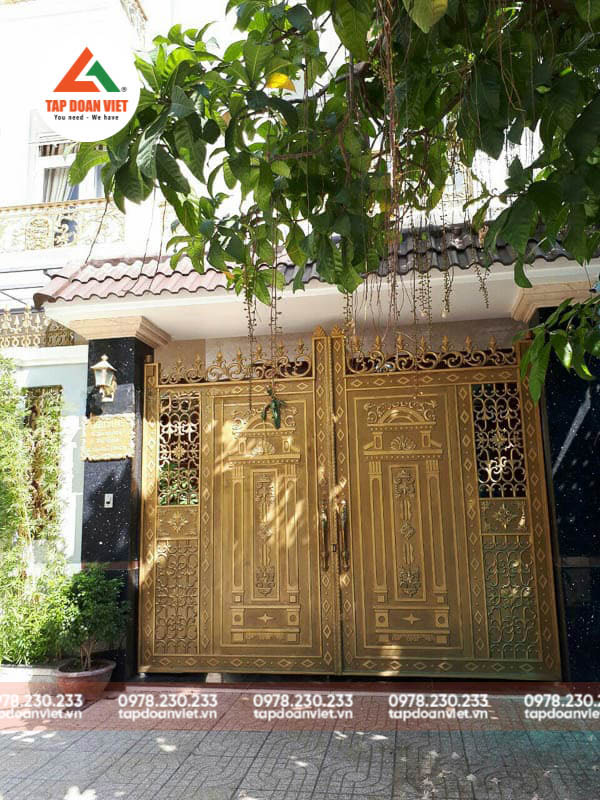 Cổng biệt thự nhà vườn đẹp kiểu dáng mới lạ - Tập Đoàn Việt Cổng biệt thự nhà vườn đẹp kiểu dáng mới lạ - Ảnh 5