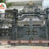 Cổng sắt 2 cánh biệt thự đơn giản, trang nhã - Tập Đoàn Việt cong sat 2 canh biet thu 1