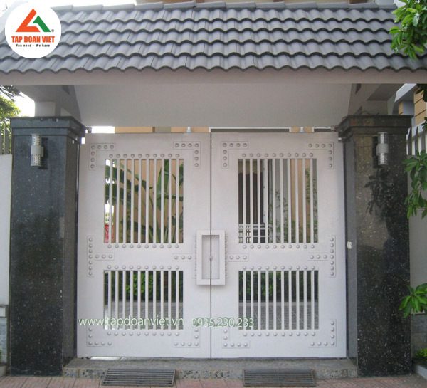 Cổng sắt 2 cánh hiện đại, đẳng cấp - Tập Đoàn Việt Cổng sắt 2 cánh hiện đại, đẳng cấp - Ảnh 6