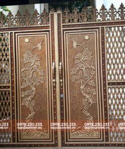 Cổng Sắt Biệt Thự 4 Cánh Hoàn Mỹ, Tráng Lệ - Tập Đoàn Việt cong sat biet thu 4 canh 1