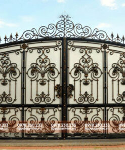Cổng sắt biệt thự đẹp tinh tế, cao cấp - Tập Đoàn Việt cong sat biet thu dep 4