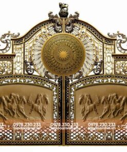 Cổng sắt biệt thự đẹp tinh tế, cao cấp - Tập Đoàn Việt cong sat biet thu dep 5 2