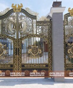Cổng sắt biệt thự villa đẳng cấp, sang trọng - Tập Đoàn Việt cong sat biet thu villa 1