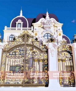 Cổng sắt biệt thự villa đẳng cấp, sang trọng - Tập Đoàn Việt cong sat biet thu villa 2