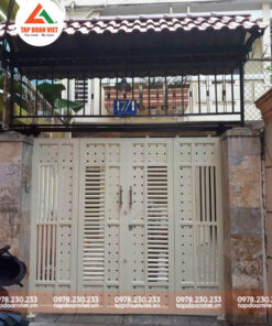 Cổng sắt đẹp, mới lạ - Tập Đoàn Việt cong sat dep 1