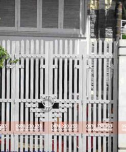 Cổng sắt hộp 4 cánh đẹp, cao cấp - Tập Đoàn Việt cong sat hop 4 canh dep 3