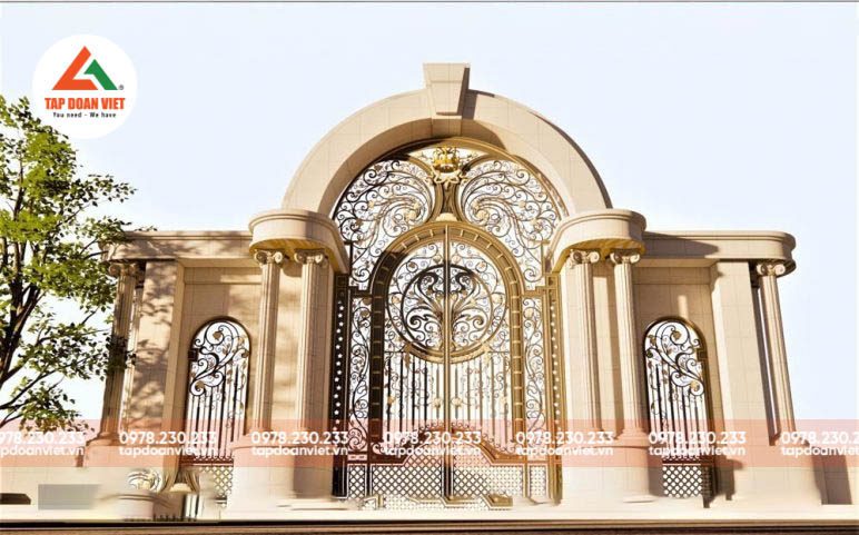 Cổng tân cổ điển đẳng cấp, quyền lực - Tập Đoàn Việt Cổng tân cổ điển đẳng cấp, quyền lực - Ảnh 5