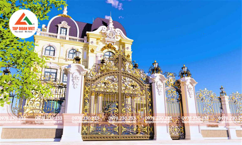 Cổng tân cổ điển đẳng cấp, quyền lực - Tập Đoàn Việt Cổng tân cổ điển đẳng cấp, quyền lực