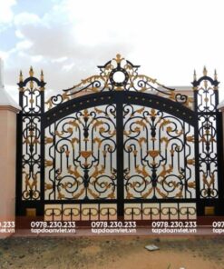 Cửa cổng 2 cánh đẹp, nổi bật - Tập Đoàn Việt cua cong 2 canh dep 1 1