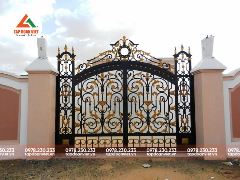 Cửa cổng 2 cánh đẹp, nổi bật - Tập Đoàn Việt Cửa cổng 2 cánh đẹp, nổi bật - Ảnh 3