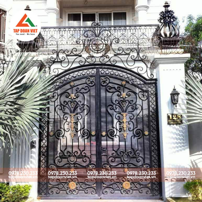 Cửa cổng 2 cánh đẹp, nổi bật - Tập Đoàn Việt Cửa cổng 2 cánh đẹp, nổi bật