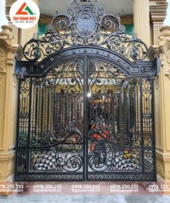 Cửa cổng 2 cánh đẹp, nổi bật - Tập Đoàn Việt cua cong 2 canh dep 5