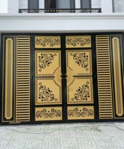 Cửa cổng sắt 4 cánh đẹp CNC đẳng cấp - Tập Đoàn Việt cua cong sat 4 canh dep cnc 2 1