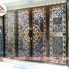 Cửa cổng sắt hộp 4 cánh đẹp, đẳng cấp - Tập Đoàn Việt cua cong sat hop 4 canh dep 3