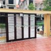 Cửa cổng sắt lùa đẹp, tiện lợi - Tập Đoàn Việt cua cong sat lua dep 4