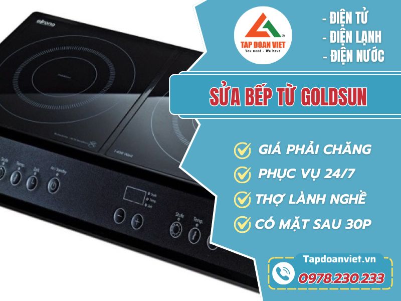 Sửa bếp từ Goldsun thợ có mặt sau 15P, tử tế - Tập Đoàn Việt Sua Bep Tu Goldsun Tapdoanviet