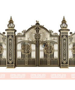 Trụ cổng nhà tân cổ điển đẳng cấp, thời thượng - Tập Đoàn Việt tru cong nha tan co dien 1 1