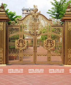 Trụ cổng nhà tân cổ điển đẳng cấp, thời thượng - Tập Đoàn Việt tru cong nha tan co dien 4