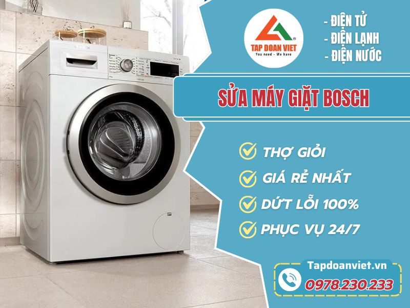 Sửa máy giặt Bosch tại Hà Nội uy tín, chất lượng - Tập Đoàn Việt sua may giat bosch tapdoanviet