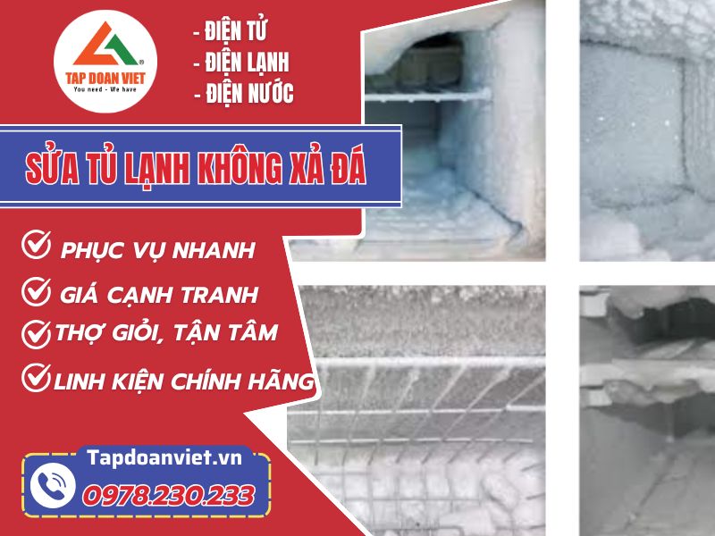 Sửa tủ lạnh không xả đá nhanh chóng dứt lỗi sau 30 phút tại nhà - Tập Đoàn Việt Tu Lanh Khong Xa Da Tapdoanviet