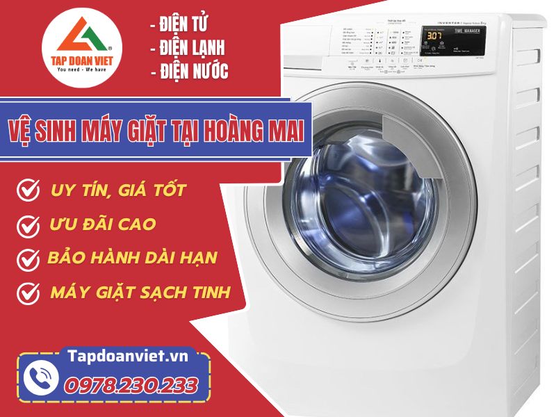 Dịch vụ vệ sinh máy giặt tại Hoàng Mai giá rẻ, thợ nhanh - Tập Đoàn Việt ve sinh may giat tai hoang mai Tapdoanviet